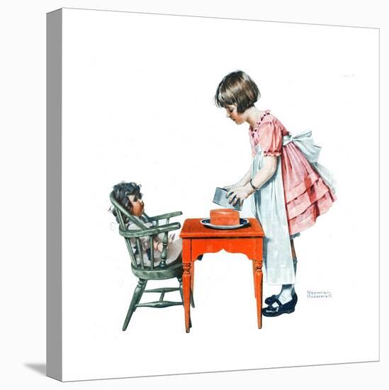 ’See How Easy It Is’-Norman Rockwell-Premier Image Canvas