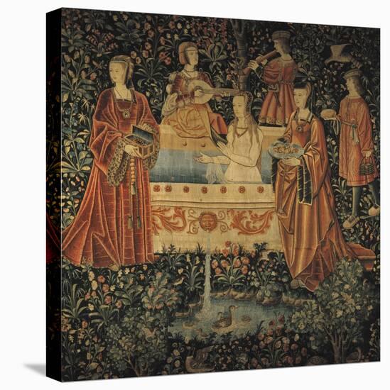 Seigneurial Bath, C1500-null-Premier Image Canvas