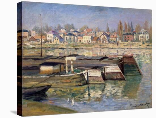 Seine at Asnieres, 1873-Claude Monet-Premier Image Canvas