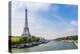 Seine in Paris and Eiffel Tower-bloodua-Premier Image Canvas