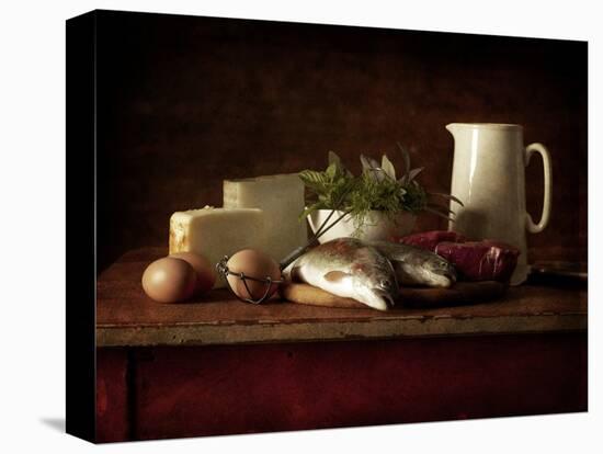 Selection of Cooking Ingredients Which are High in Protein-Steve Lupton-Premier Image Canvas