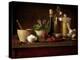 Selection of Spicey Ingredients and Herbs Used in Cooking-Steve Lupton-Premier Image Canvas