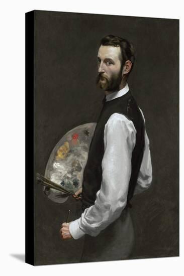 Self portrait, 1865-66-Jean Frederic Bazille-Premier Image Canvas