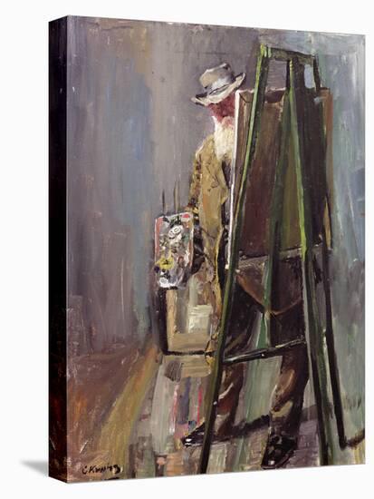 Self portrait, 1912-Christian Krohg-Premier Image Canvas