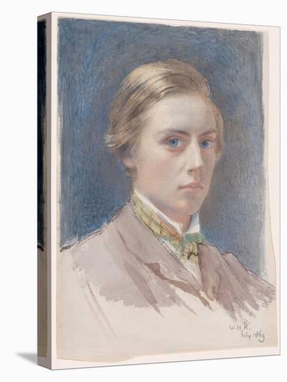 Self-portrait, aged 21, 1863-William Blake Richmond-Premier Image Canvas