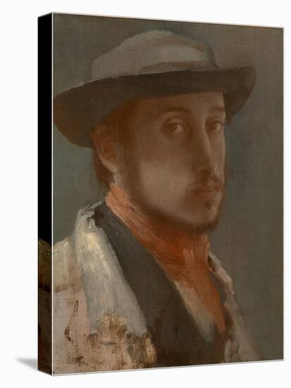 Self-Portrait, C. 1858-Edgar Degas-Premier Image Canvas