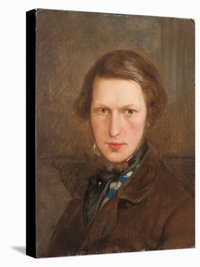 Self Portrait in a Brown Coat, C. 1844-Ford Madox Brown-Premier Image Canvas