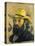 Self-Portrait in a Straw Hat-Paul Cézanne-Premier Image Canvas
