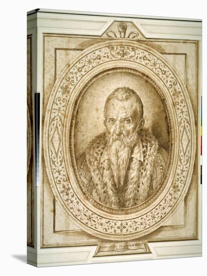 Self Portrait in Old Age, with Simulated Enframement-Bartolomeo Passarotti-Premier Image Canvas