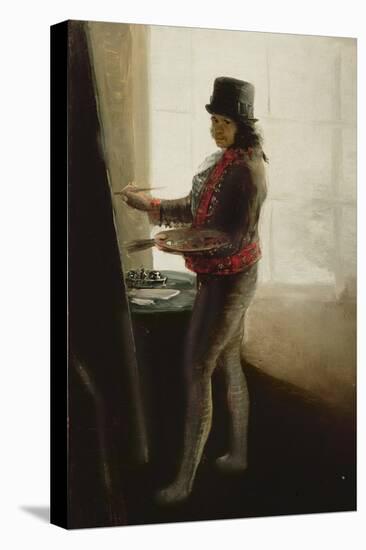 Self Portrait in the Studio, C.1790 (Oil on Canvas)-Francisco Jose de Goya y Lucientes-Premier Image Canvas