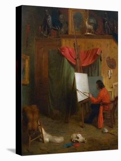 Self Portrait in the Studio-William Holbrook Beard-Premier Image Canvas