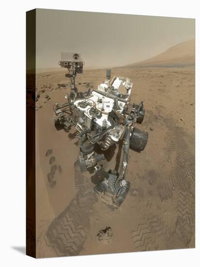 Self-Portrait of Curiosity Rover in Gale Crater on the Surface of Mars-null-Premier Image Canvas