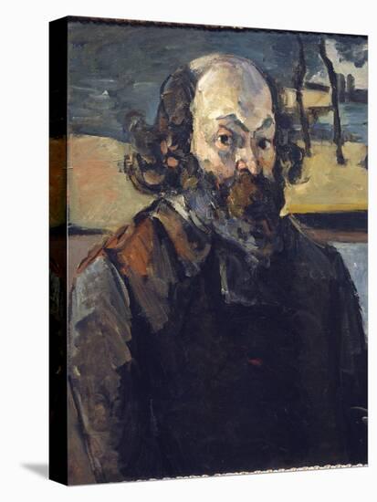 Self-Portrait - Oil on Canvas, 1875-Paul Cezanne-Premier Image Canvas