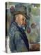 Self-Portrait with a Hat-Paul Cézanne-Premier Image Canvas