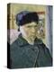 Self Portrait with Bandaged Ear-Vincent van Gogh-Premier Image Canvas