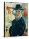 Self Portrait with Cigar, 1913 (Oil on Canvas)-Rik Wouters-Premier Image Canvas