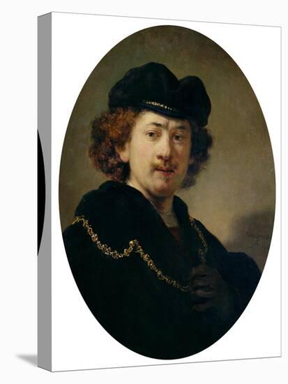 Self Portrait with Hat and Gold Chain, 1633-Rembrandt van Rijn-Premier Image Canvas