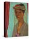 Self-Portrait with Hat and Veil, 1906-1907-Paula Modersohn-Becker-Premier Image Canvas