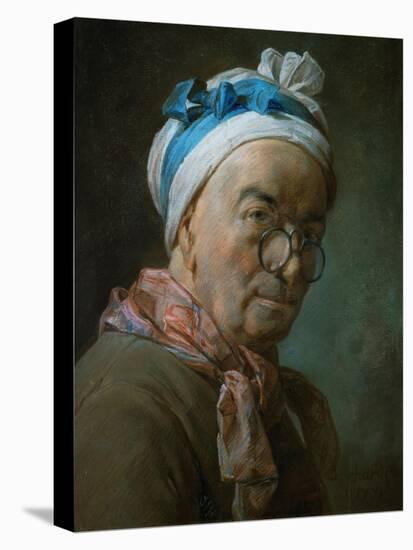 Self-Portrait with Pince-Nez, 1771-Jean-Baptiste Simeon Chardin-Premier Image Canvas