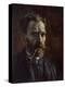 Self-Portrait with Pipe, 1886-Vincent van Gogh-Premier Image Canvas