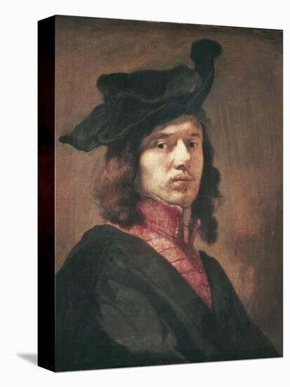 Self-Portrait-Carel Fabritius-Stretched Canvas