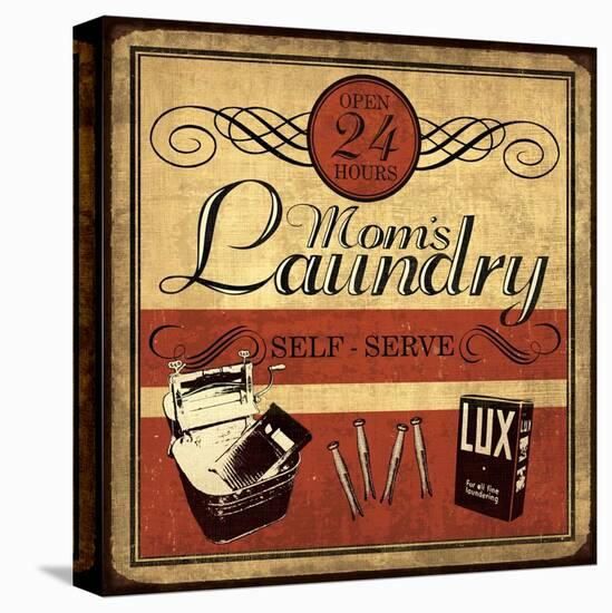 Self Serve Laundry Sq-N. Harbick-Stretched Canvas