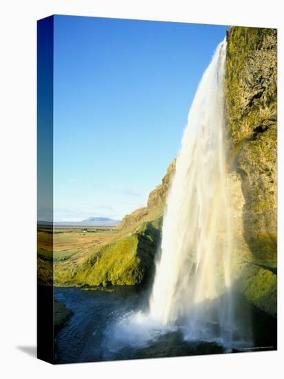 Seljalandsfoss Waterfall, Southern Area, Iceland, Polar Regions-Simon Harris-Premier Image Canvas