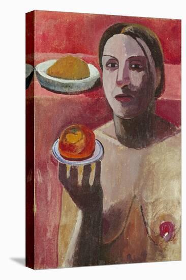 Semi-nude Italian with a plate. 1906-Paula Modersohn-Becker-Premier Image Canvas