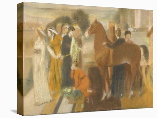 Sémiramis construisant Babylone-Edgar Degas-Premier Image Canvas