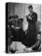 Sen. Election Night, John F Kennedy Listens to Brother Robert Read Returns as Ethel Listens, Boston-Yale Joel-Premier Image Canvas