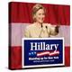 Sen. Hillary Clinton Addresses Supporters at the New York Women for Hillary Luncheon-null-Premier Image Canvas