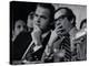 Sen. Howard Baker, Minority Counsel Fred Thompson Listening During Watergate Hearings-Gjon Mili-Premier Image Canvas