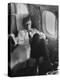 Sen. John F. Kennedy on His Private Plane During His Presidential Campaign-null-Premier Image Canvas