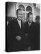 Sen. Lyndon B. Johnson Posing with Vice-President Richard M. Nixon-Hank Walker-Premier Image Canvas