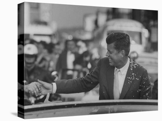 Senator John F. Kennedy During Campaigning-Paul Schutzer-Premier Image Canvas