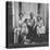 Senator Lyndon B. Johnson with His Family on the Front Steps of Their Home-Ed Clark-Premier Image Canvas