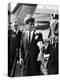 Senator Robert F. Kennedy at Airport During Campaign Trip to Help Election of Local Democrats-Bill Eppridge-Premier Image Canvas