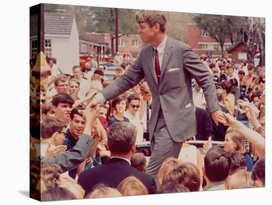 Senator Robert F. Kennedy Campaigning in Indiana Presidential Primary-null-Premier Image Canvas