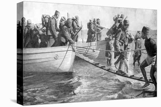 Senegalese Soldiers Embarking on the Egyptian Coast, World War I, 1915-null-Premier Image Canvas