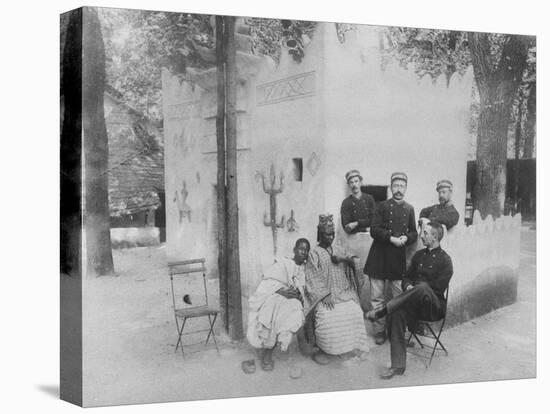 Senegalese Village at the Exposition Universelle De Paris, 1889-null-Premier Image Canvas
