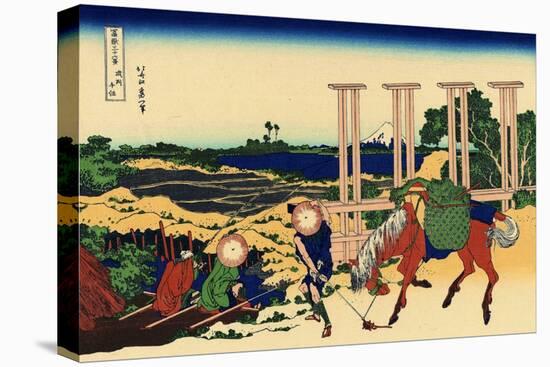 Senju in the Musachi Province, c.1830-Katsushika Hokusai-Premier Image Canvas