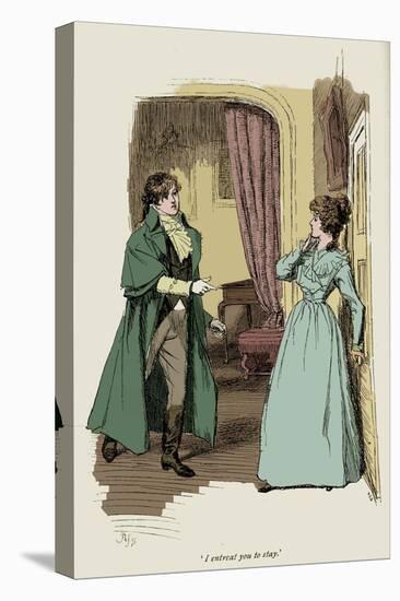 'Sense and Sensibility' by Jane Austen-Hugh Thomson-Premier Image Canvas