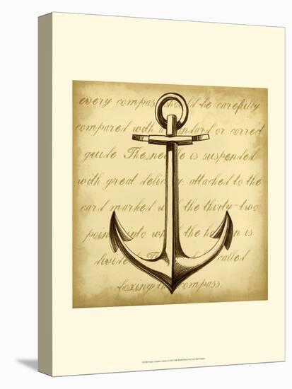 Sepia Captain's Anchor-Ethan Harper-Stretched Canvas