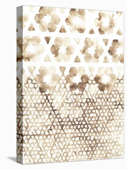 Sepia Madras III-Vanna Lam-Stretched Canvas