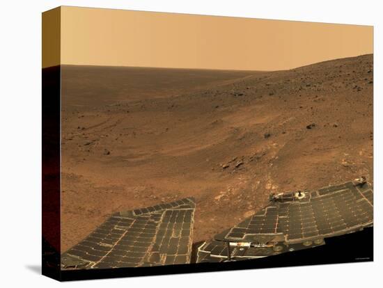 September 1, 2005, Panoramic View of Mars Taken from the Mars Exploration Rover-Stocktrek Images-Premier Image Canvas