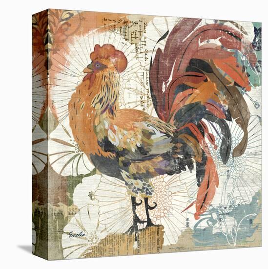 September Rooster-null-Stretched Canvas