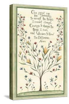 Serenity Prayer-Cindy Shamp-Stretched Canvas