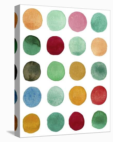 Series Colored Dots No. I-Louise van Terheijden-Stretched Canvas