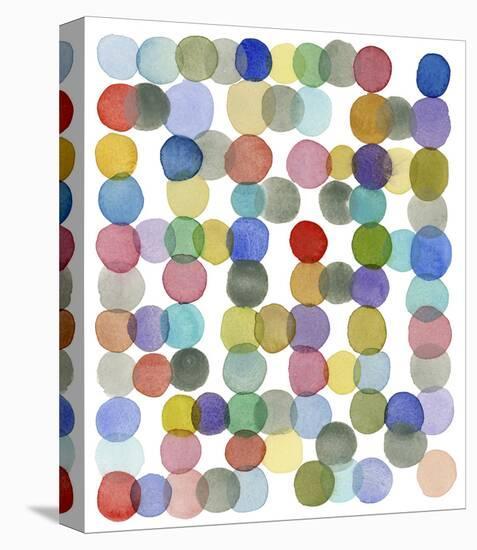 Series Colored Dots No. II-Louise van Terheijden-Stretched Canvas