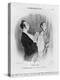 Series 'Les beaux jours de la vie', A New Nobleman, Illustration from 'Le Charivari', 2nd July 1845-Honore Daumier-Premier Image Canvas